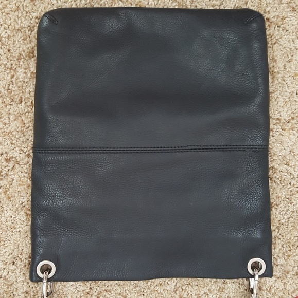 Black Leather - Crossbody Bag - Picture 4 of 6